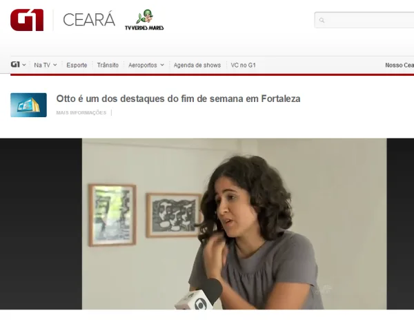 Otto é um dos destaques do fim de semana em Fortaleza   G1 Ceará   CETV 1ª Edição   Catálogo de Vídeos