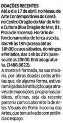 doações recentes 18.3
