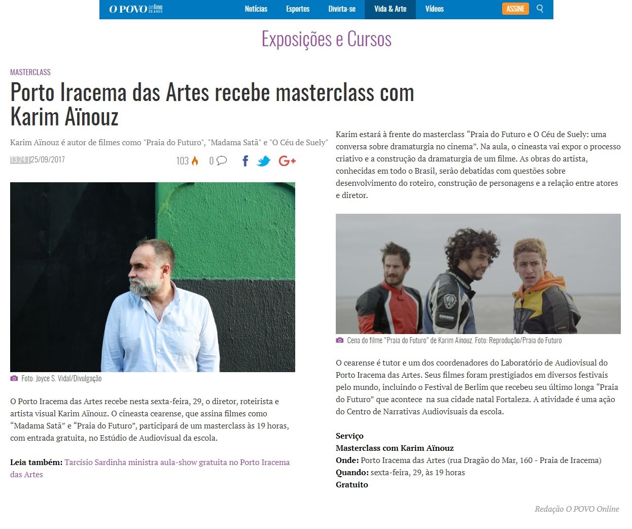 25.09.17 1 op porto iracema das artes recebe masterclass com karim ainouz