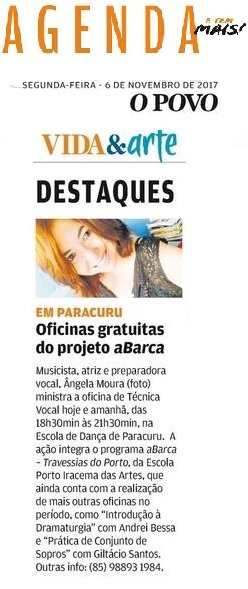 06.11.17 1 op em paracuru. oficinas gratuitas do projeto abarca