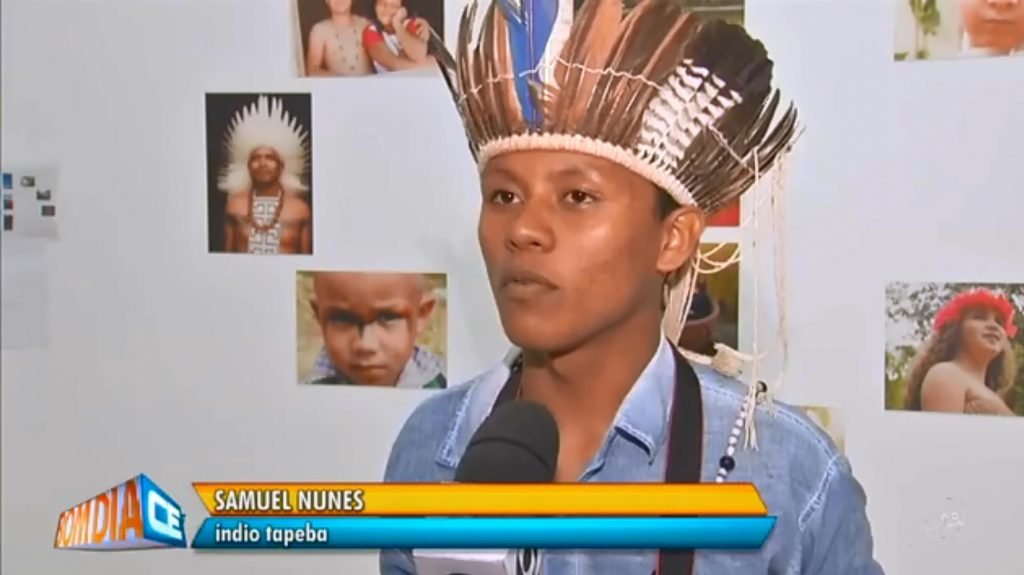 exposicao da juventude indigena no bom dia brasil