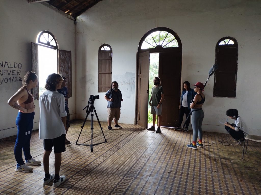 portoiracemadasartes.org.br estudantes do percurso basico em audiovisual iniciam gravacoes de curtas metragens no preamar img 20220319 102638980