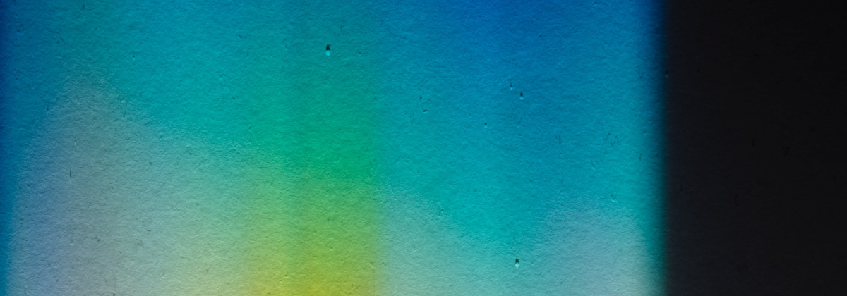 Imagem abstrata, com textura e cores gradientes entre verde e azul
