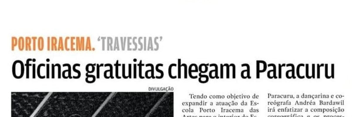 02.11.17-1 OP -- Porto Iracema. Oficinas gratuitas chegam a Paracuru