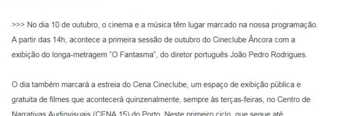 07.10.17-2 CN -- Porto Iracema oferece opções gratuitas de música, teatro e cinema