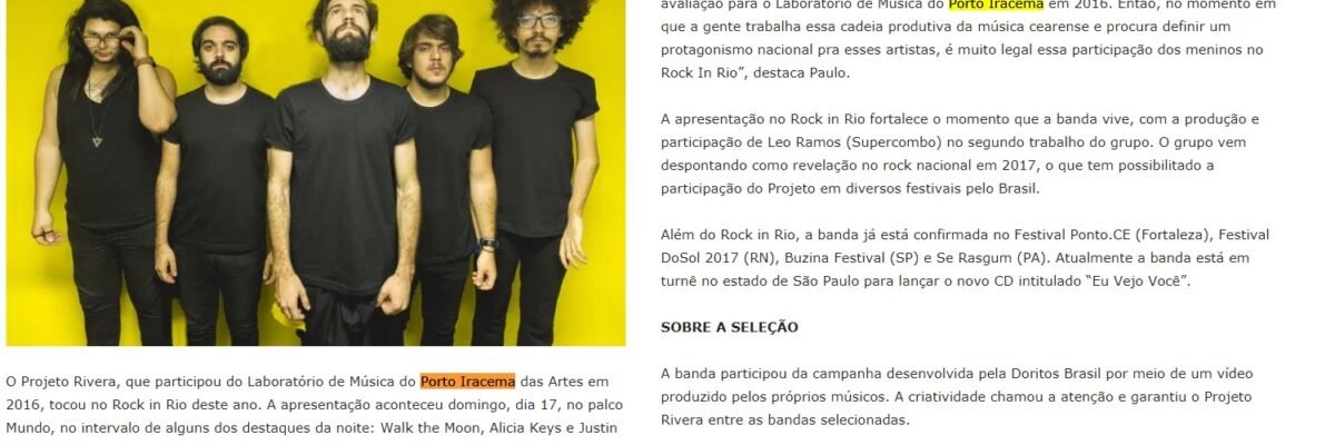 18.09.17-1 MaisFM -- Projeto Rivera tocou no palco Mundo do Rock in Rio 2017
