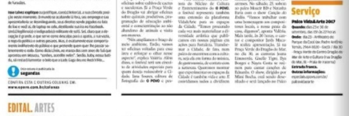 18.09.17-1 OP - Vida&Arte -- Caminhada Rumos chega a Fortaleza