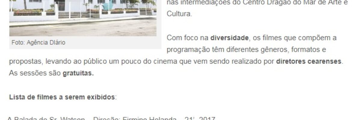 26.09.17-3 RVM -- Mostra Outros Cinemas exibe curtas cearenses no Porto Iracema das Artes