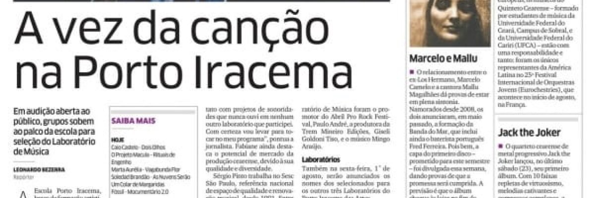 Audições de música - diário - 30.07