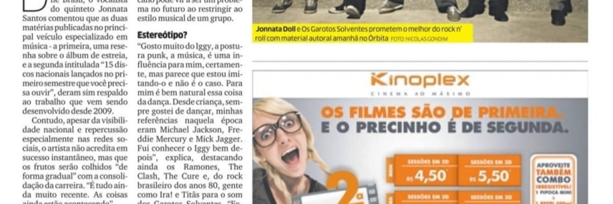 Jonnata Doll no órbita - Diário