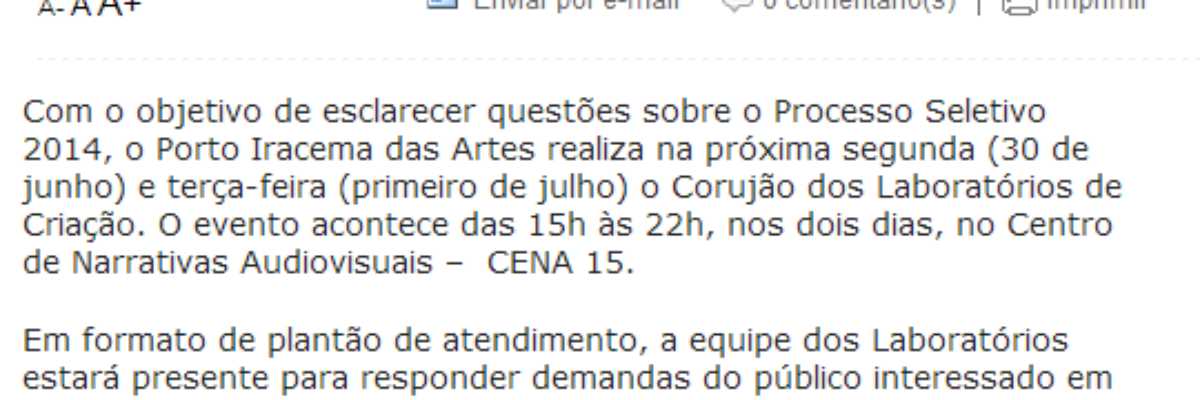 Laboratórios realizam Corujão da Criação de artes   o estado